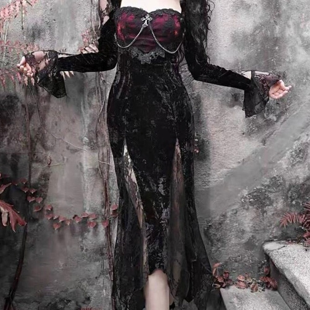 Romantic goth dress